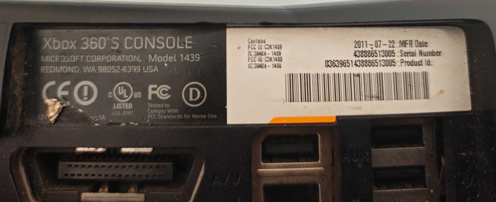 Xbox 360 E 1439 | Sprawna | Pad opcjonalnie