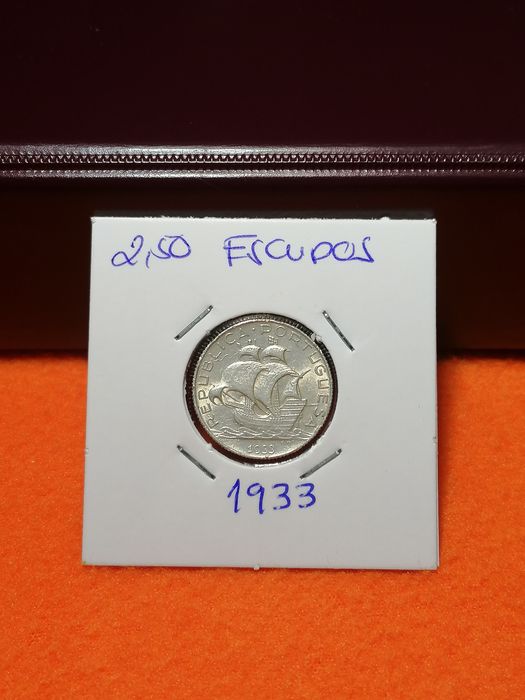 Rep. Portuguesa, 2.50 Escudos 1933