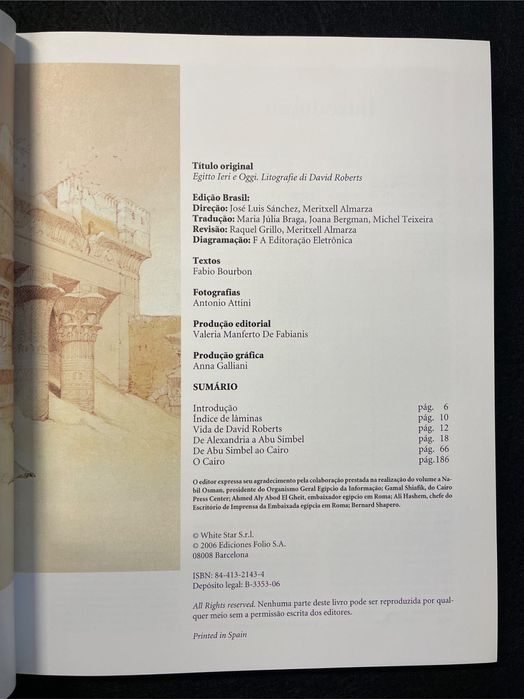 Fabio Bourbon - Egito ontem e hoje: Litografias de David Roberts
