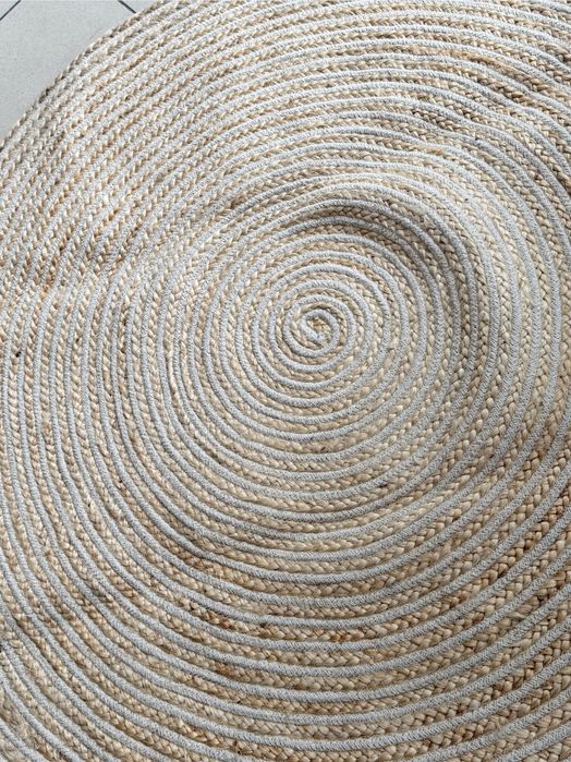 Namaste Fair Trade dywan jutowy okrągły 120cm