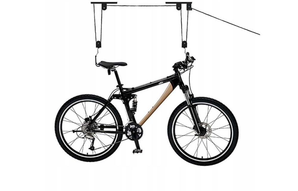 Sufitowy wieszak na rower z podciągiem, stojak na rower, uchwyt