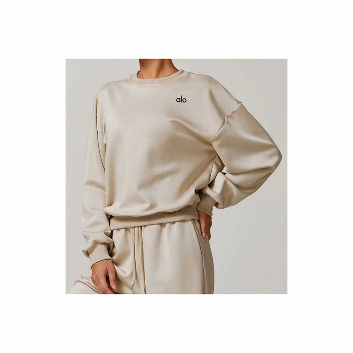 Світшот Alo Yoga Accolade Crew Neck Pullover Khaki px446-KH