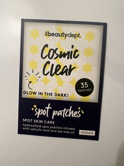 punktowe plastry na wypryski BeautyDept. Cosmic Clear.