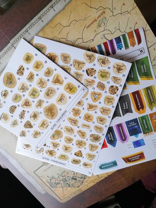 Gloomhaven como novo (com sistema de arrumação)