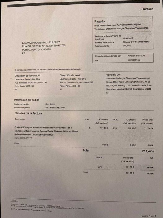 Aparelho de Cavitação 4 em 1 Radiofrequência corporal e facial