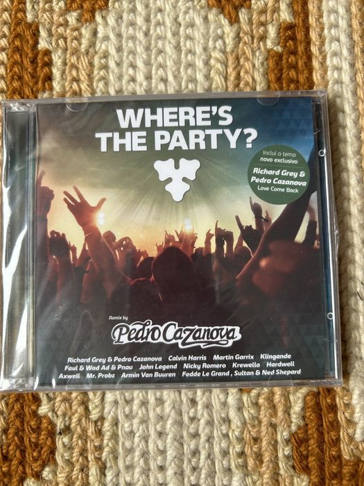 Conjunto CDs “Where’s the party” do Pedro Cazanova - ainda lacrado