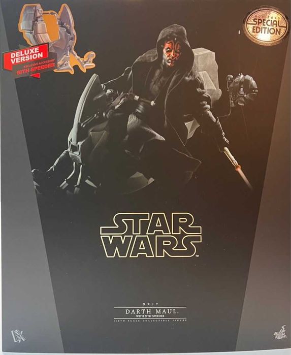 Figura Hot Toys Star Wars Darth Maul DX17 With Sith Speeder Deluxe