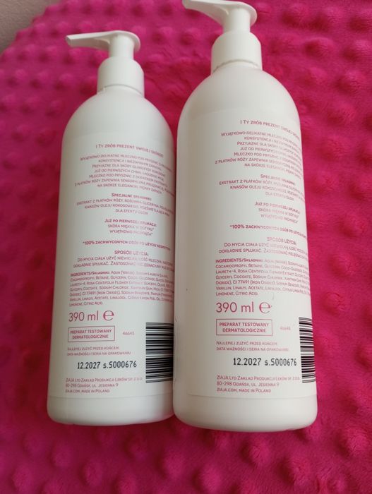 Sprzedam nowe 2 mleczka pod prysznic Ziaja