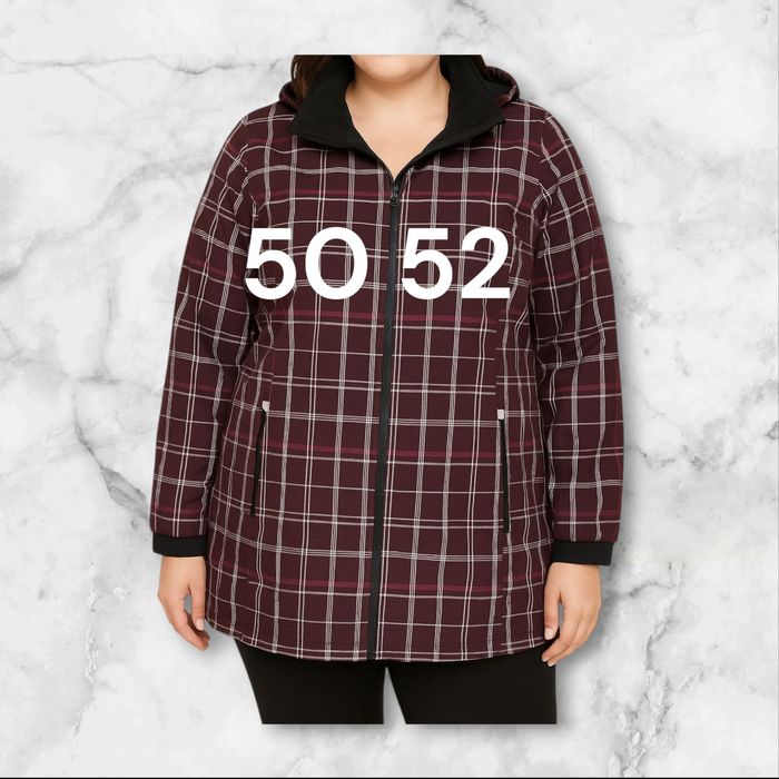 Plus size softshell, kurtka,parka