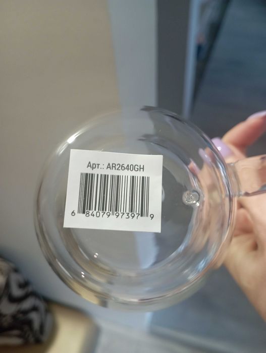 Прозрачные чашки