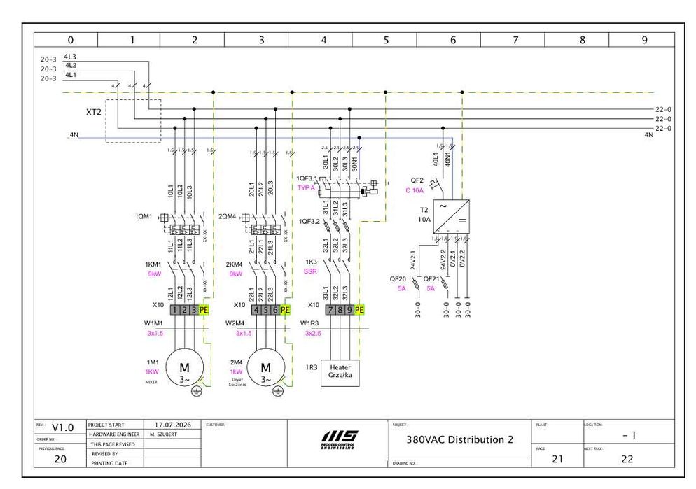 Programowanie PLC/HMI, Automatyka Przemysłowa, Schematy Elektryczne, Serwisy Maszyn i Urządzeń, Prefabrykacje