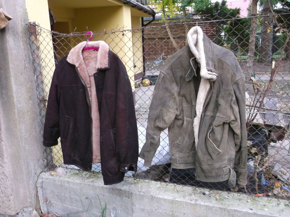 kurtki skurzane męskie lata 80/90 prl