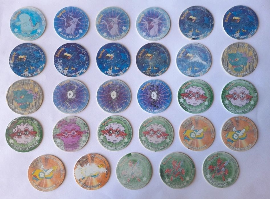 Pokemon Tazos Sticker - venda à unidade