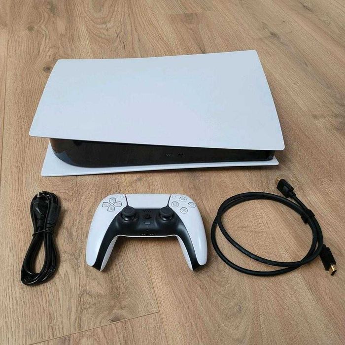 Konsola PlayStation 5 Digital + kontroler - bardzo dobry stan