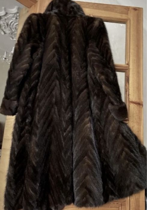 XL  женская шуба Греция норка овчина