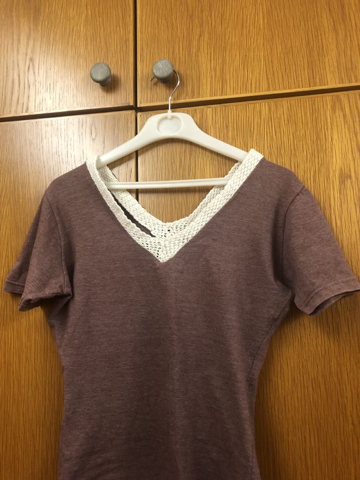 Body tshirt crochet novo