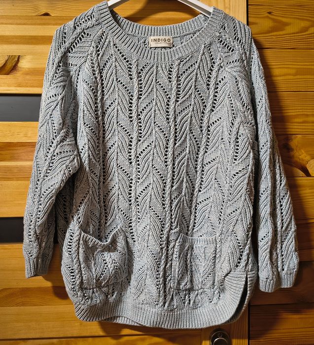 Sweter z kieszeniami Indygo M&S roz. 40-42 (M-L)