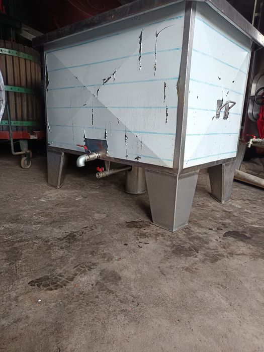 Lagar inox de 800 litros