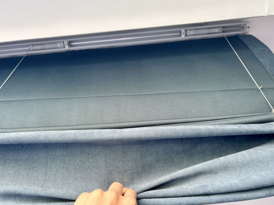 2 rolety rzymskie 168x127 granatowe