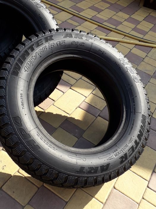 9.5мм. Зима  195/65/15 Bargum. Новая резина r 15.  Шини 25 року.