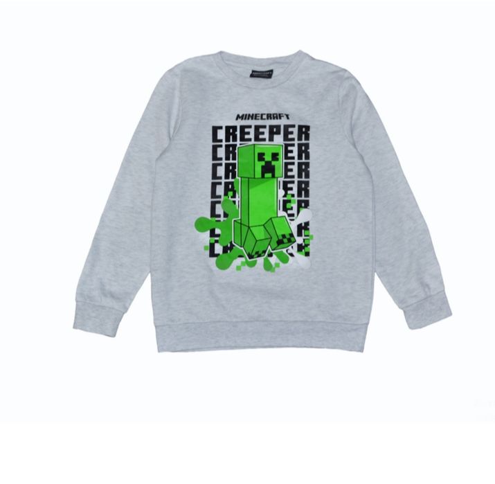 Сірий світшот толстовка Minecraft Primark на хлопчика 9-10 років