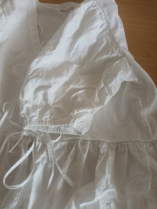 Camisola senhora branca zara