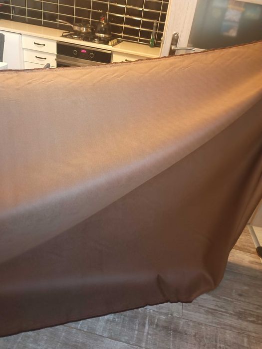 Materiał alcantara koło havane suede