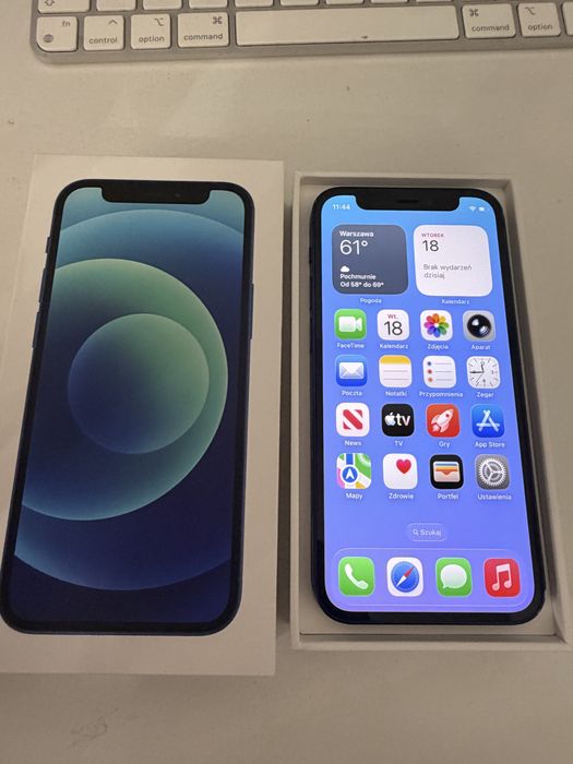 Bateria 100% iPhone 12 mini 128gb Blue Idealny