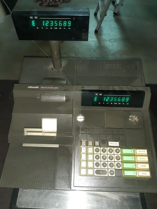 Máquina Registadora Olivetti