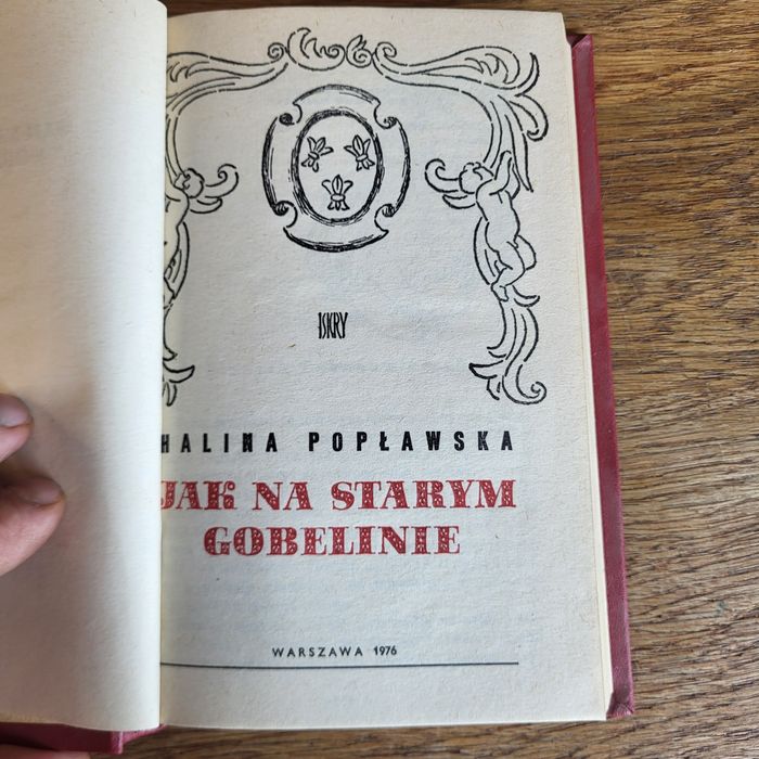 Książka Jan na Starym Gobelinie ³⁴