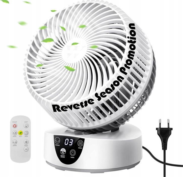 Wentylator stołowy COLLEN C0001F biały