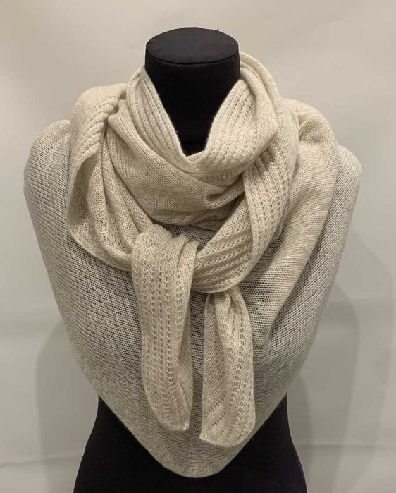 Бактус Кашемір 100% Косинка кашемірова Шарф Шаль Палантин кашеміровий