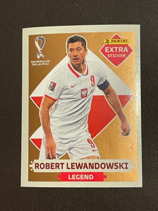 Robert lewandowski BRONZE extra sticker lengend