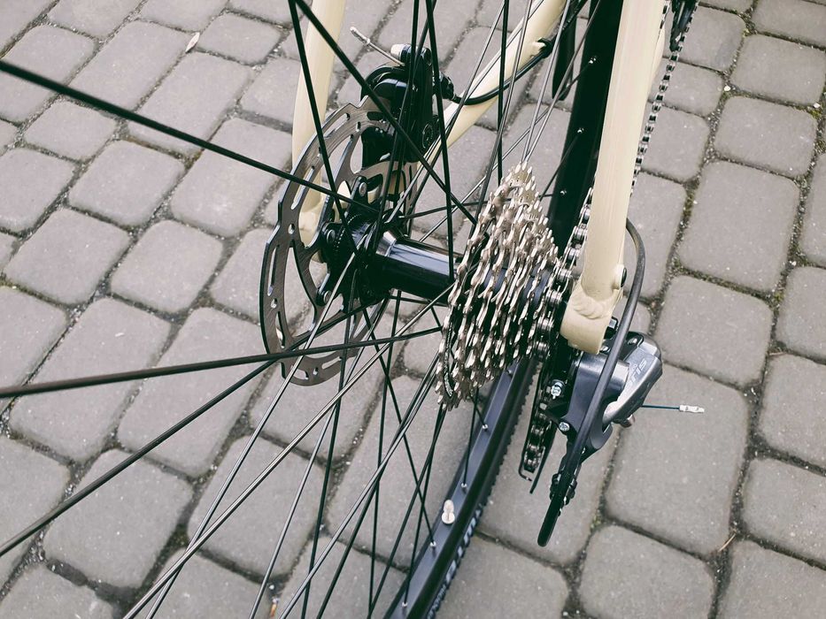 Kross Esker 1.0, beżowy, rozm L (21"), gravel, shimano claris, -26%