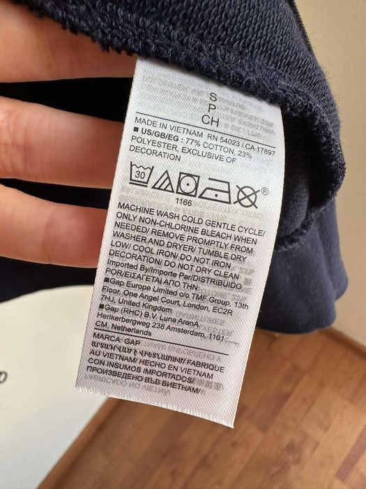 Casaco Gap mulher azul marinho S fato de treino novo blusao