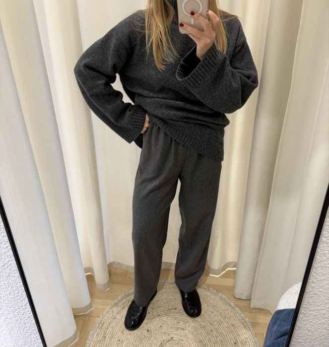 Кашемірові сірі штани Cenc