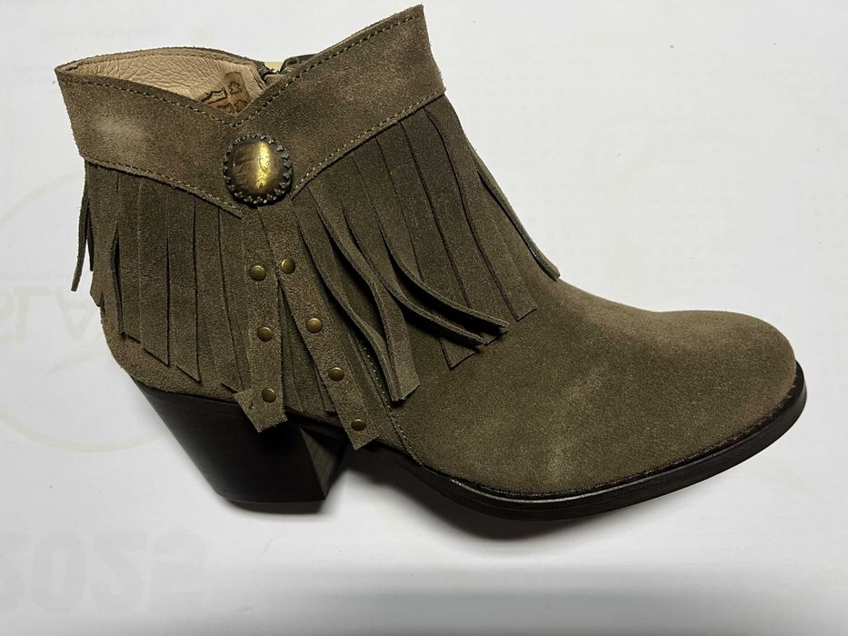 Bota c/ franja Verde Azeitona