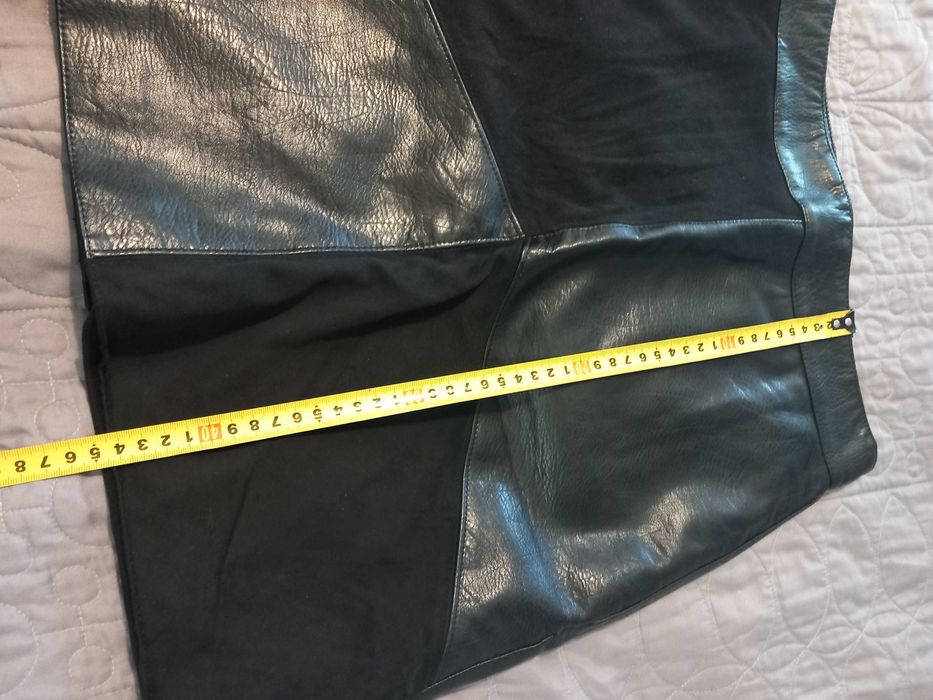 Spódniczka skórzana mini