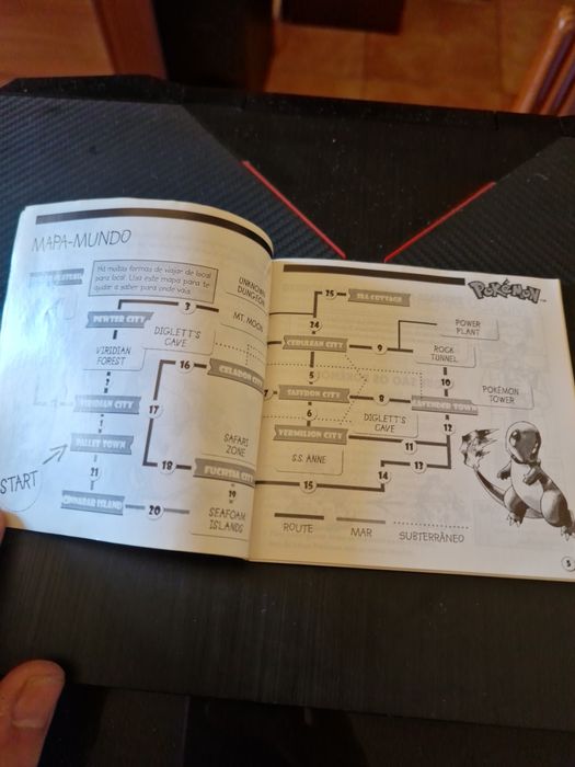 Manual Pokemon Yellow - Gameboy