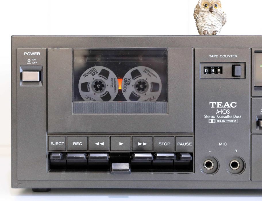 TEAC A-103 Tape Deck Cassetes Vintage