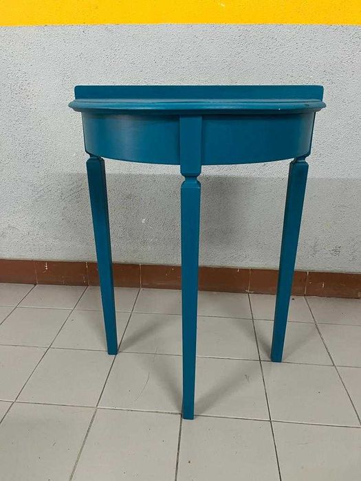 Mesa meia lua restaurada
