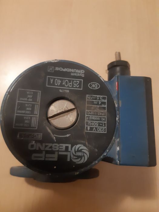 Pompa CO. Uszkodzona