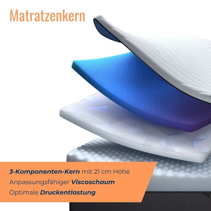 Materac tempur pro medium firm  coolquality  180x200  23cm nowy