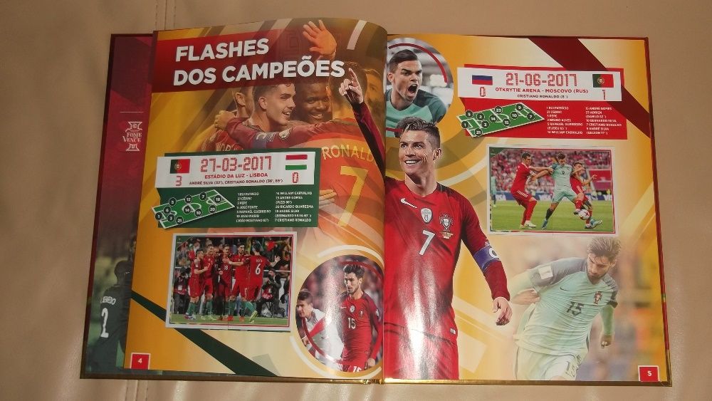 Coleção De Cromos Edição De Luxo Ano 2018