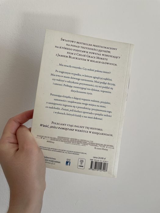 książka „Zostań jeśli kochasz” Gayle Forman