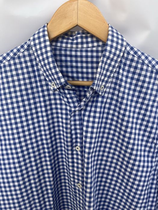 Camisa aos Quadrados Azuis e Brancos XL Nunca Usada