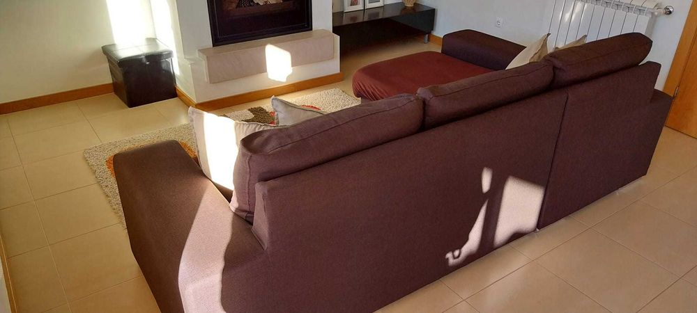 Vendo sofá com chaise longue