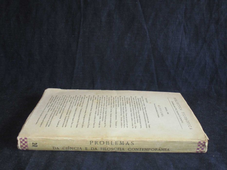 Livro Problemas da Ciência e da Filosofia Contemporânea