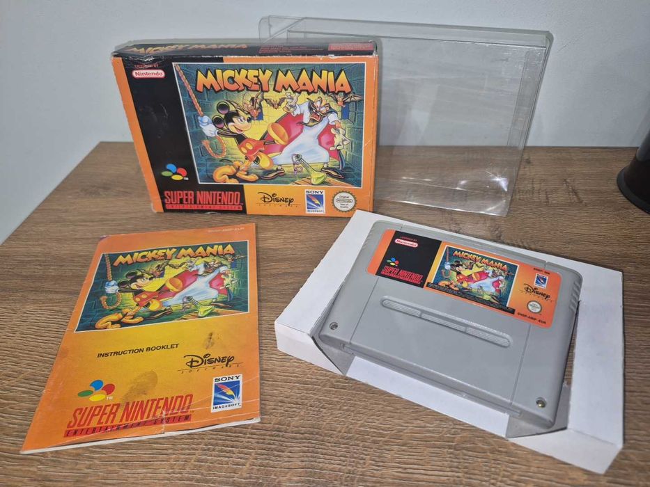 Gra Mickey Mania - NINTENDO SNES - DB stan CIB Komplet