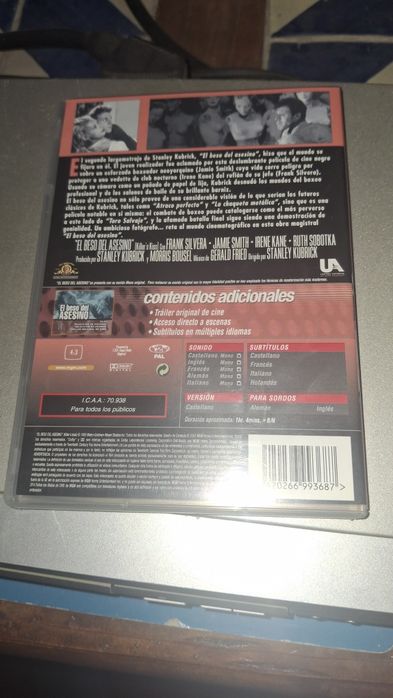 Killer Kiss dvd stanley kubrick